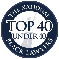 The National Black Lawyers, Top 40 Under 40 badge